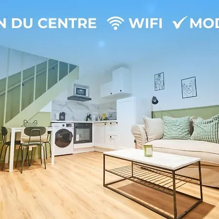 Nouveaute ! Lille T3 Avec Decor Moderne, Wifi Exterior foto